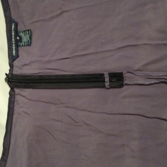 French Connection Tulle Midi Skirt, Sequined Floral Design Skirt,Size 8, Black - Picture 8 of 9